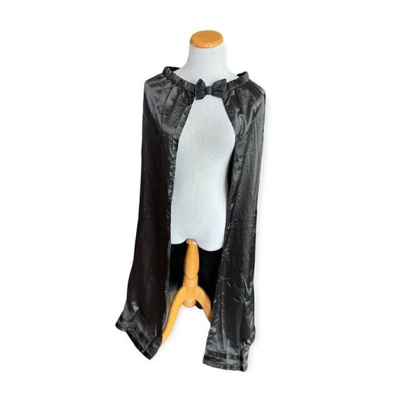 NWT Womens Zenaida Drape Open Shimmer Trim Cape Skirt - Sz S - Picture 2 of 2